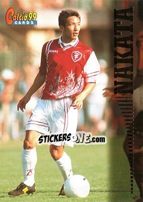 Sticker Hidetoshi Nakata - Calcio Cards 1998-1999 n. 78 - Panini