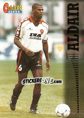Sticker Nascimento dos Santos Aldair - Calcio Cards 1998-1999 n. 81 - Panini