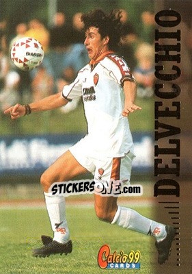 Sticker Marco Delvecchio - Calcio Cards 1998-1999 n. 83 - Panini