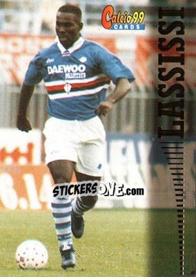 Sticker Saliou Lassissi - Calcio Cards 1998-1999 n. 89 - Panini