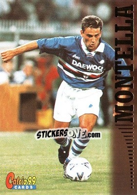 Sticker Vincenzo Montella - Calcio Cards 1998-1999 n. 90 - Panini