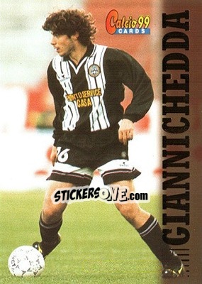 Sticker Giuliano Giannichedda - Calcio Cards 1998-1999 - Panini