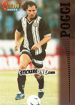 Sticker Paolo Poggi - Calcio Cards 1998-1999 - Panini