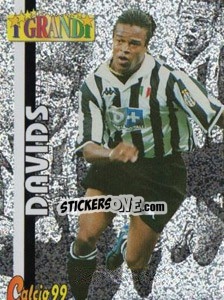 Sticker Edgar Davids - Calcio Cards 1998-1999 n. G5 - Panini
