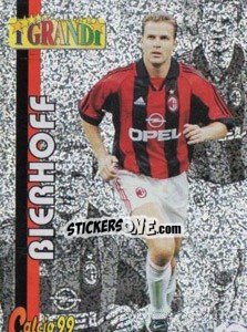 Sticker Oliver Bierhoff - Calcio Cards 1998-1999 n. G6 - Panini