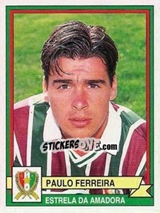 Cromo Paulo Ferreira - Futebol 1994-1995 - Panini