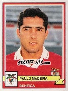 Sticker Paulo Madeira - Futebol 1994-1995 - Panini