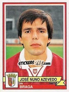 Cromo Jose Nuno Azevedo - Futebol 1994-1995 - Panini