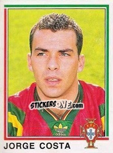 Sticker Jorge Costa - Futebol 1994-1995 - Panini