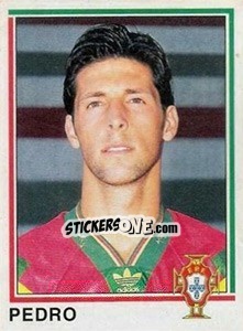 Sticker Pedro - Futebol 1994-1995 n. 186 - Panini