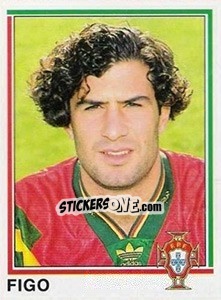 Cromo Luis Figo - Futebol 1994-1995 - Panini