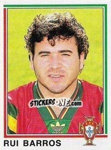 Sticker Rui Barros - Futebol 1994-1995 - Panini