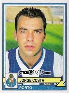 Sticker Jorge Costa - Futebol 1994-1995 n. 258 - Panini