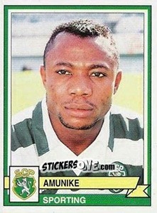 Sticker Amunike - Futebol 1994-1995 n. 328 - Panini