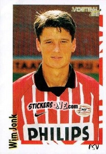 Sticker Wim Jonk - Voetbal 1997-1998 - Panini