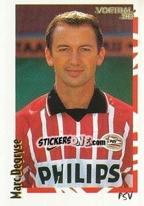 Sticker Marc Degryse - Voetbal 1997-1998 - Panini