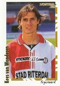 Sticker Kees van Wonderen - Voetbal 1997-1998 - Panini