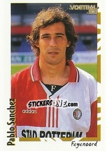 Sticker Pablo Sanchez - Voetbal 1997-1998 - Panini