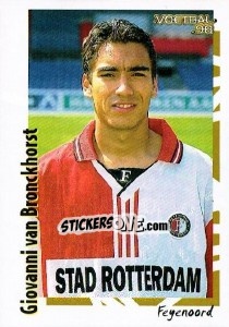 Sticker Giovanni van Bronckhorst - Voetbal 1997-1998 - Panini