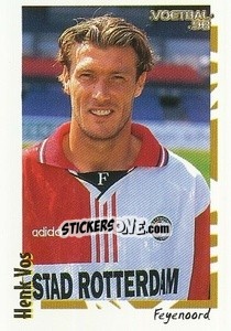 Sticker Henk Vos - Voetbal 1997-1998 - Panini