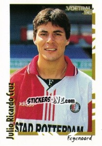Sticker Julio Ricardo Cruz - Voetbal 1997-1998 - Panini
