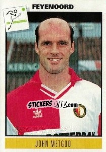 Sticker John Metgod - Voetbal 1993-1994 n. 7 - Panini