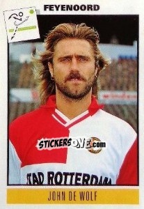 Sticker John de Wolf - Voetbal 1993-1994 n. 8 - Panini