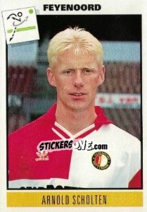 Sticker Arnold Scholten - Voetbal 1993-1994 - Panini