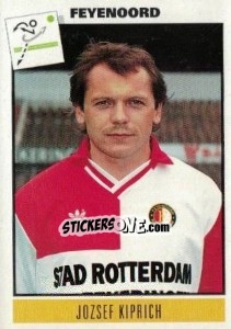 Sticker Jozsef Kiprich - Voetbal 1993-1994 n. 16 - Panini