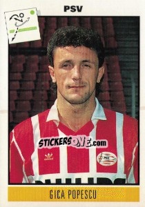 Sticker Gica Popescu - Voetbal 1993-1994 n. 26 - Panini
