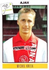 Sticker Michel Kreek - Voetbal 1993-1994 - Panini