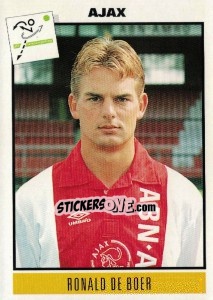 Sticker Ronald de Boer - Voetbal 1993-1994 - Panini