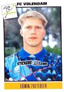 Figurina Edwin Zoetebier - Voetbal 1993-1994 - Panini