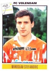 Sticker Miroslav Stefanovic - Voetbal 1993-1994 - Panini