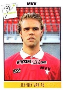 Sticker Jeffrey van As - Voetbal 1993-1994 - Panini