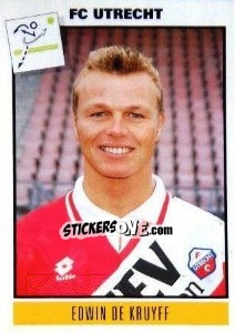 Sticker Edwin de Kruyff - Voetbal 1993-1994 - Panini