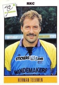 Sticker Herman Teeuwen - Voetbal 1993-1994 - Panini