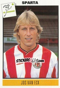 Sticker Jos van Eck - Voetbal 1993-1994 n. 166 - Panini