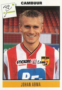 Sticker Johan Abma - Voetbal 1993-1994 - Panini