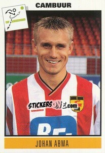Sticker Johan Abma - Voetbal 1993-1994 n. 180 - Panini
