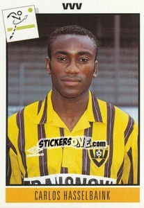 Sticker Carlos Hasselbaink - Voetbal 1993-1994 n. 211 - Panini