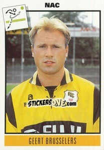 Sticker Geert Brusselers - Voetbal 1993-1994 - Panini