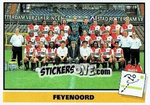 Sticker Team photo Feyenoord - Voetbal 1993-1994 - Panini