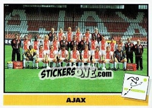 Cromo Team photo Ajax - Voetbal 1993-1994 - Panini