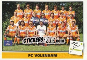 Cromo Team photo FC Volendam - Voetbal 1993-1994 - Panini