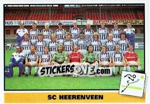 Cromo Team photo SC Heerenveen - Voetbal 1993-1994 - Panini