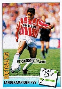 Sticker Landskampioen PSV (Romario) - Voetbal 1992-1993 n. 1 - Panini