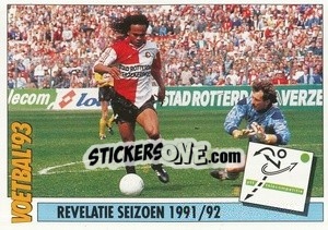 Sticker Revelatie Seizoen 1991/92 - Voetbal 1992-1993 n. 4 - Panini
