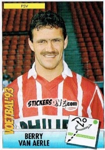 Sticker Berry van Aerle - Voetbal 1992-1993 - Panini