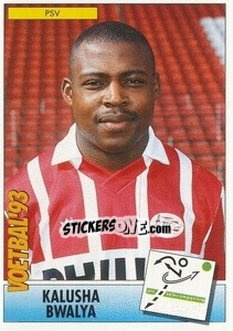 Sticker Kalusha Bwalya - Voetbal 1992-1993 n. 17 - Panini